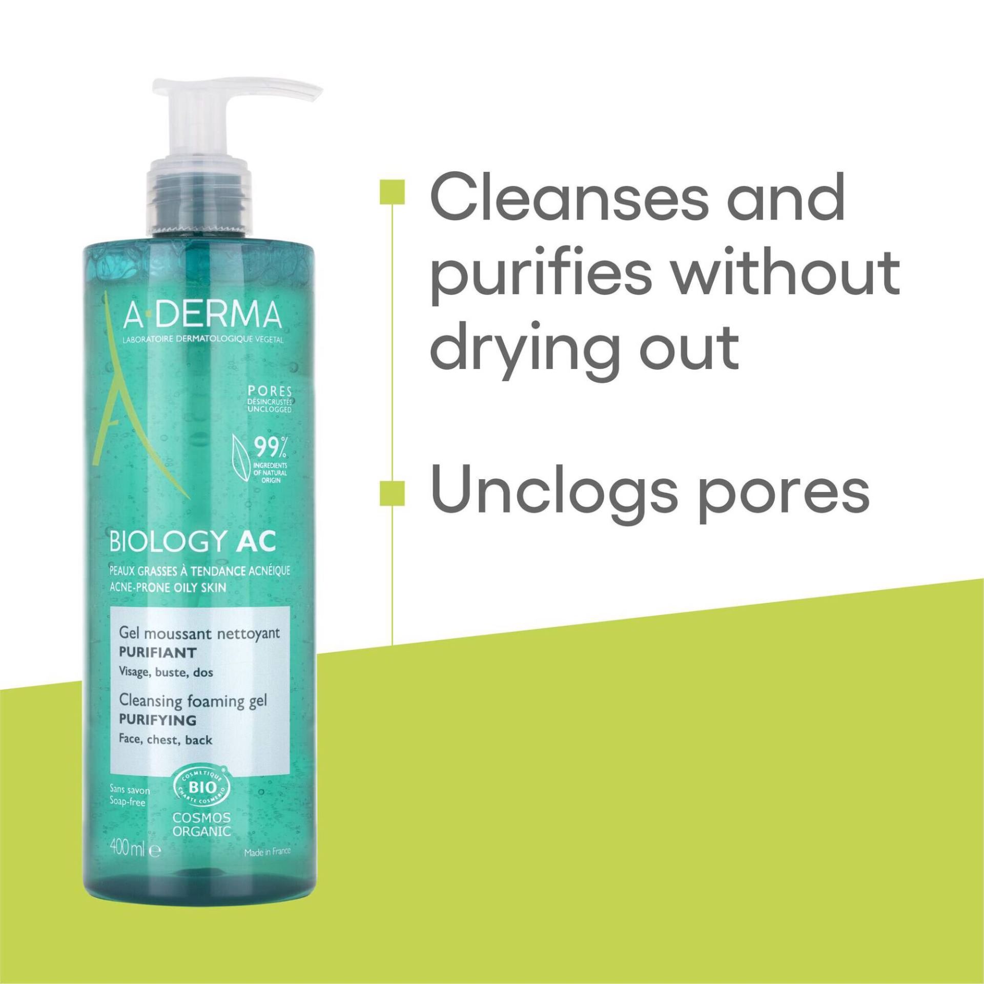 A-Derma Biology AC Gel Espuma 400ml