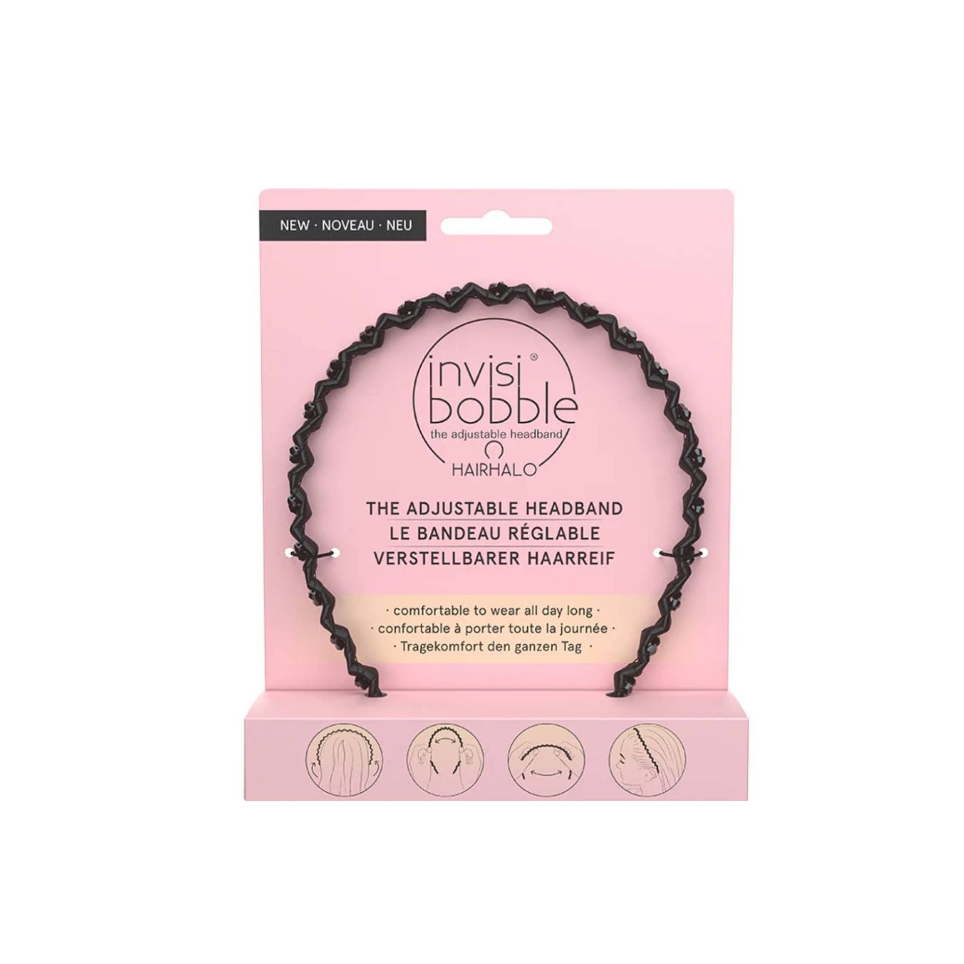 Invisibobble HairHalo Bandolete True Dark Sparkle 1unid.