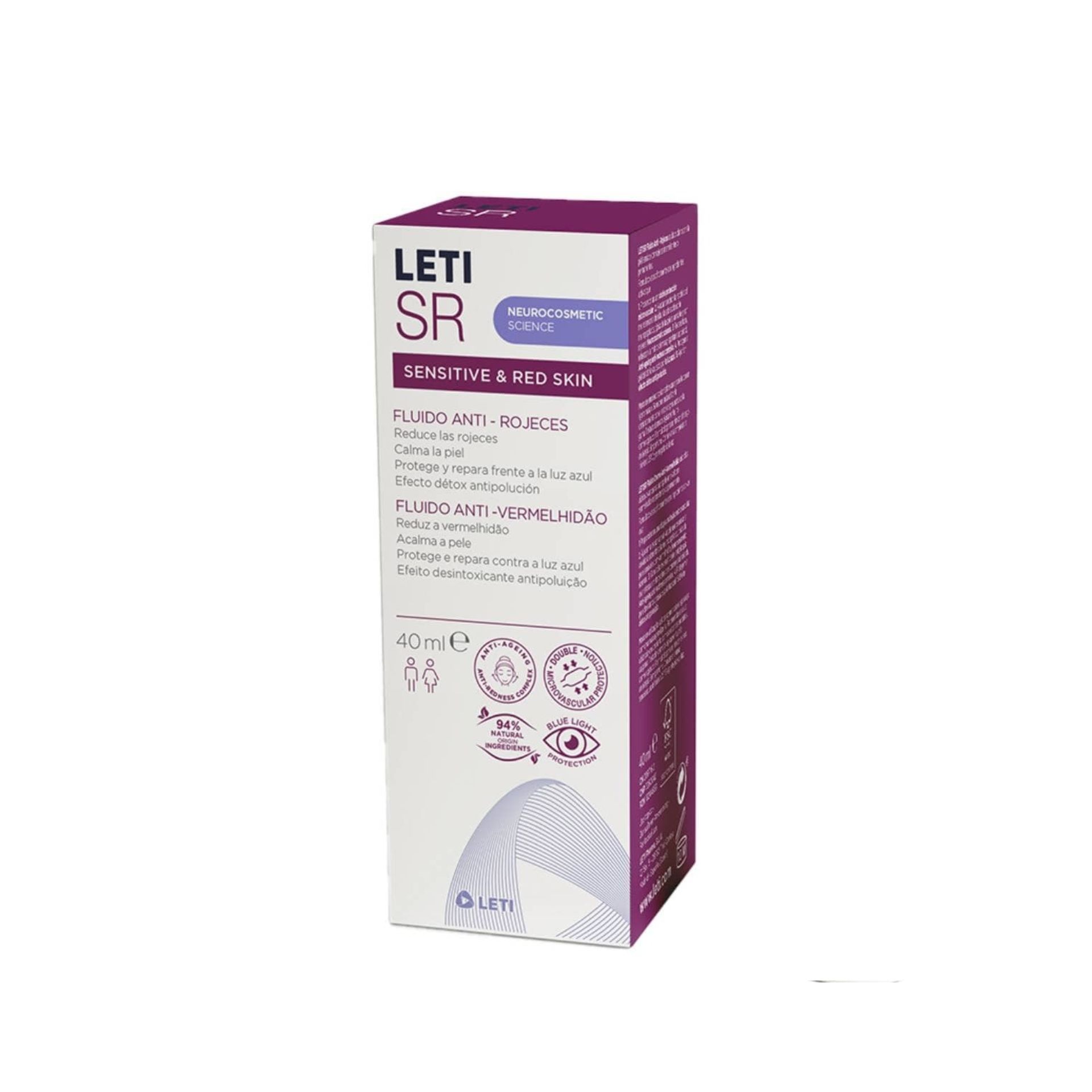 LetiSR Fluido Anti-Vermelhidão 40ml