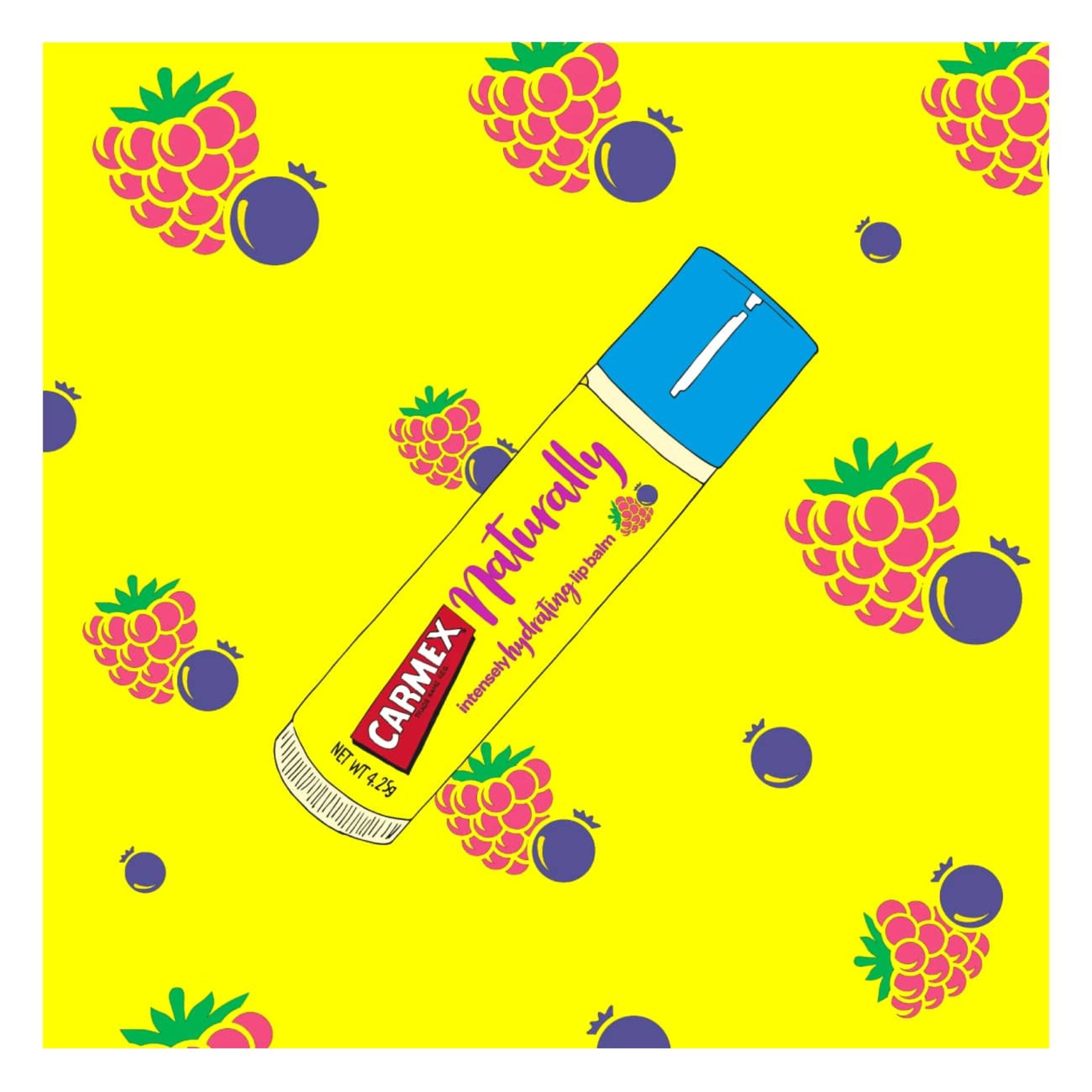 Carmex Naturally Stick Frutos Vermelhos 4.25g
