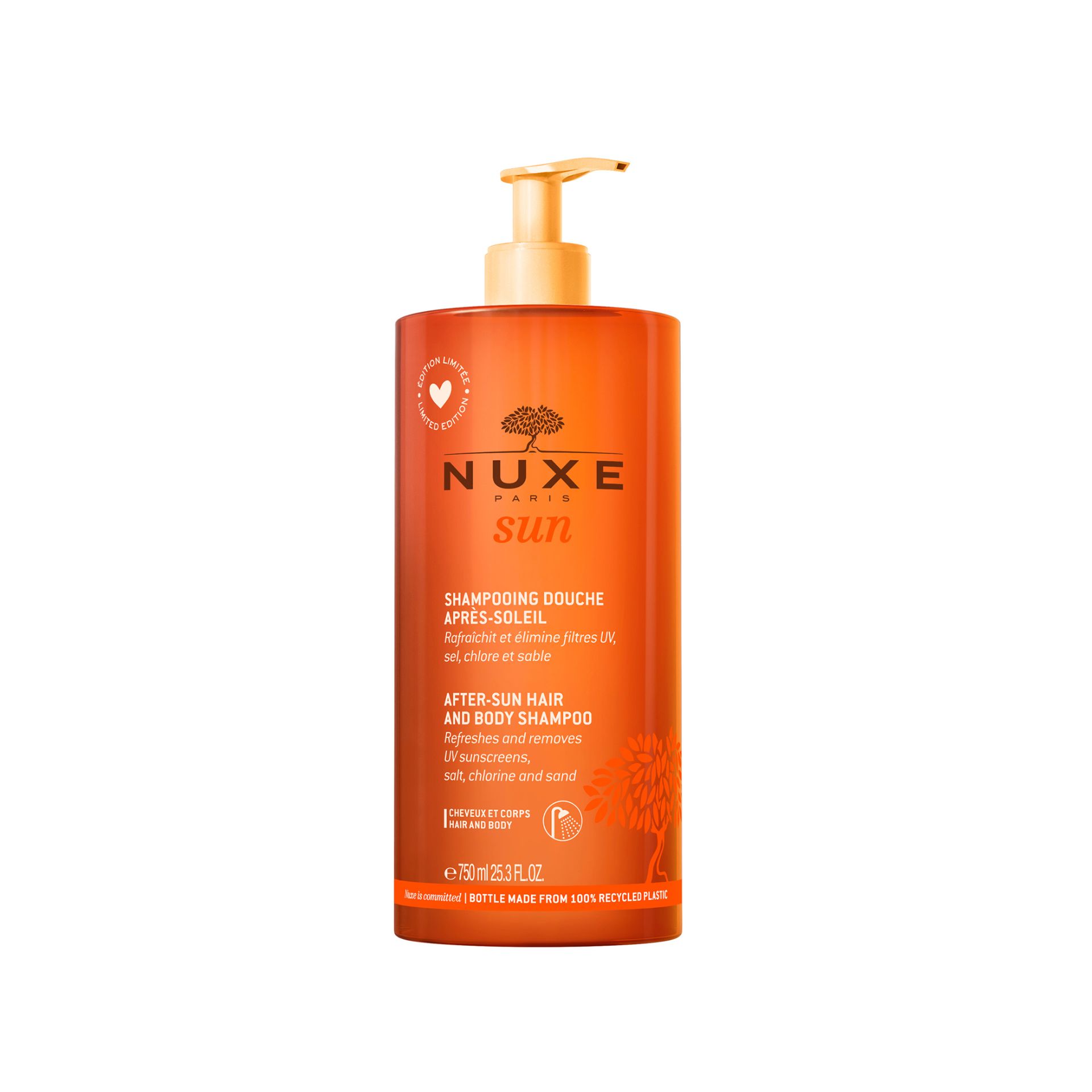 Nuxe Sun Shampoo Pós-sol Corpo e Cabelo 750ml
