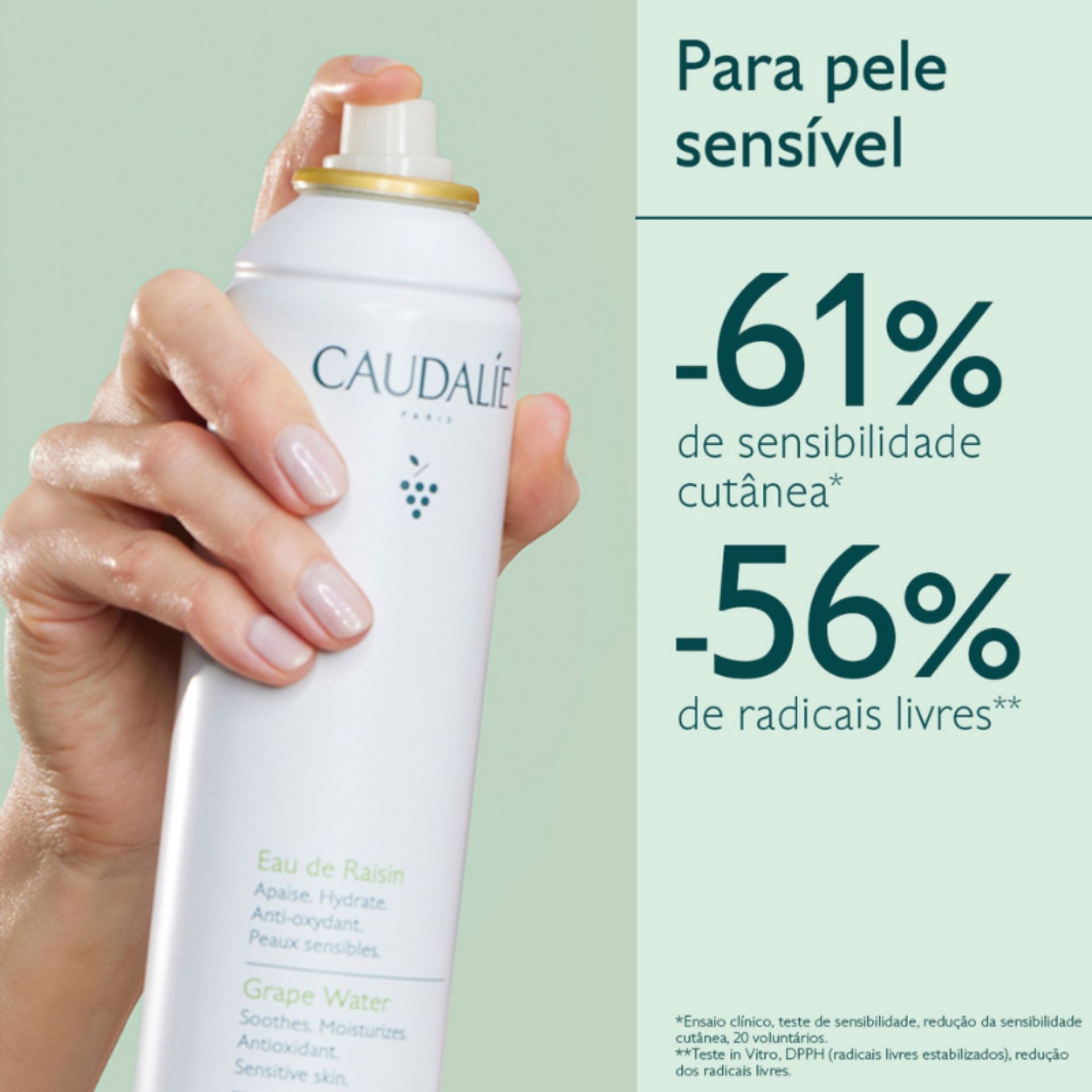 Caudalie Eau de Raisin Peles Sensíveis 300 ml