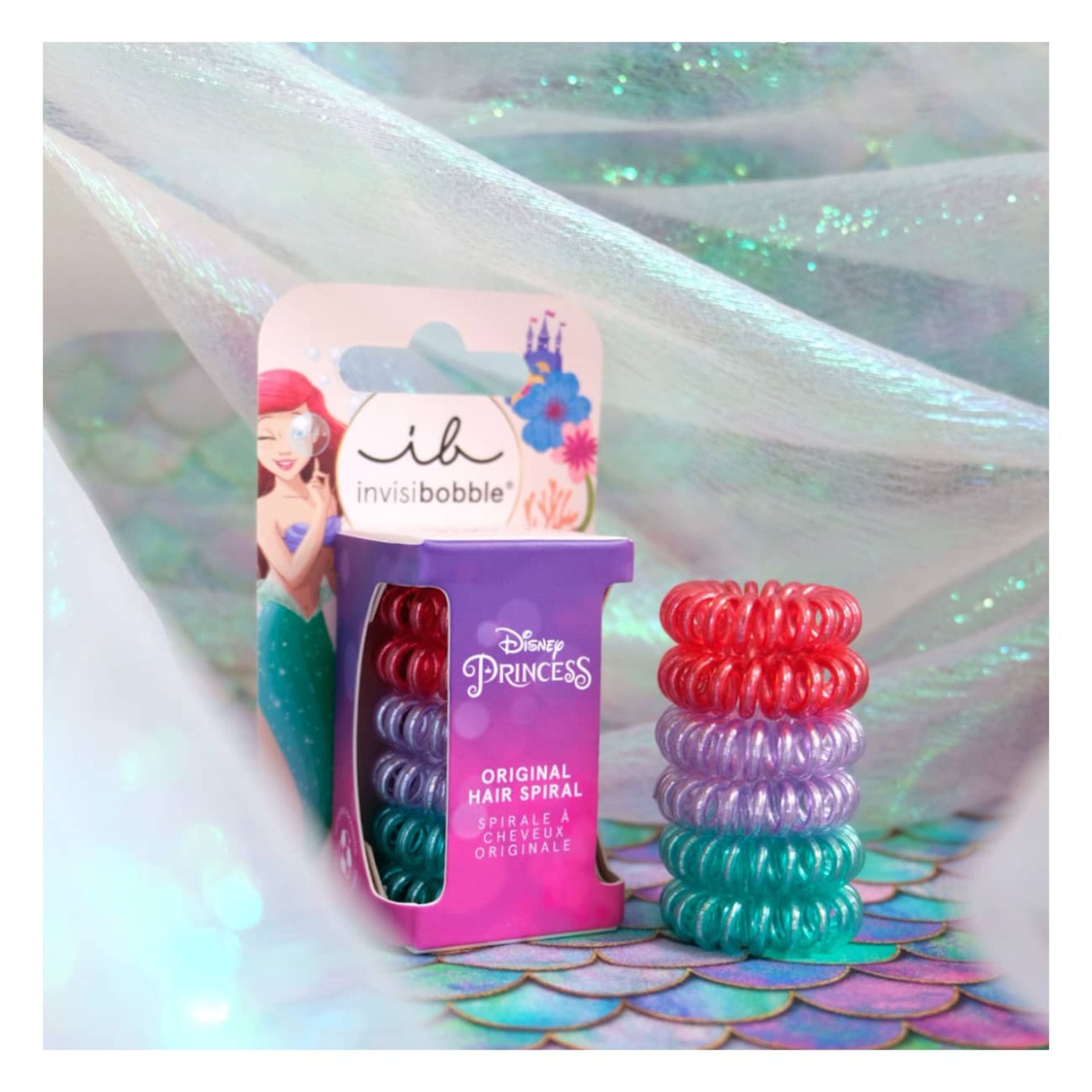 Invisibobble Kids Original Disney Ariel Edição Limitada 6unid.
