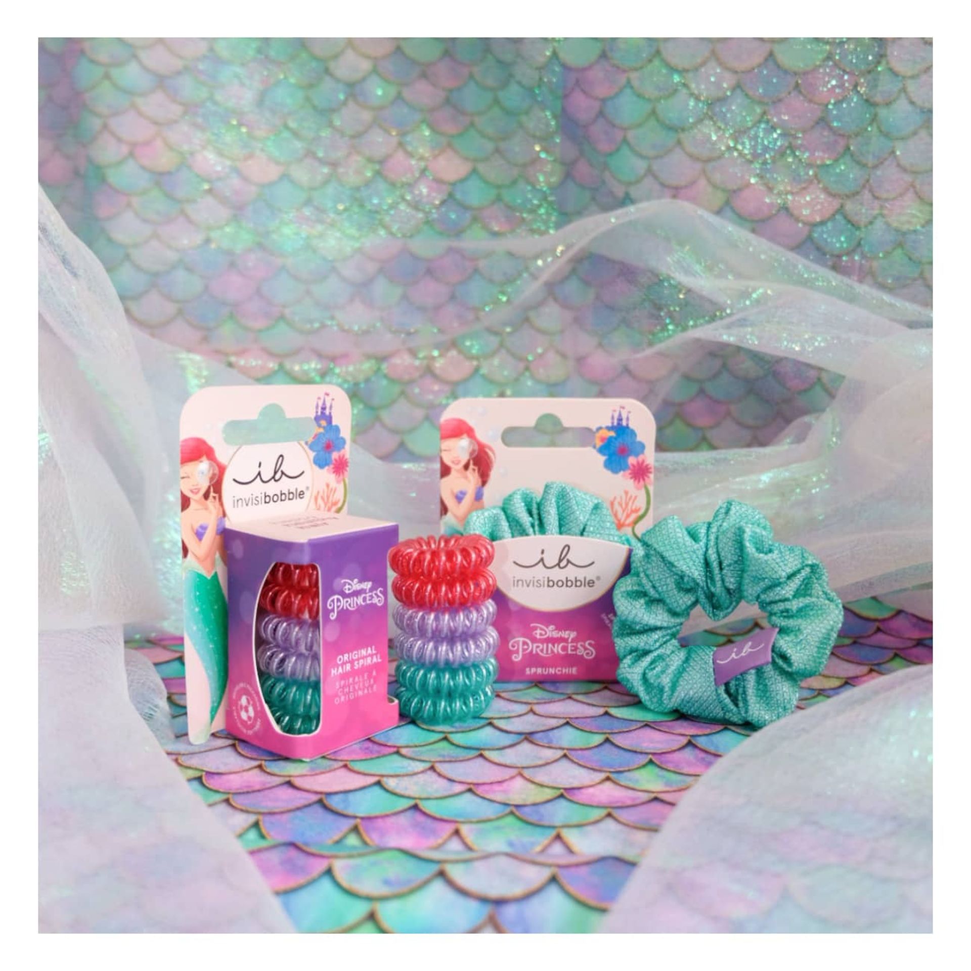 Invisibobble Kids Original Disney Ariel Edição Limitada 6unid.