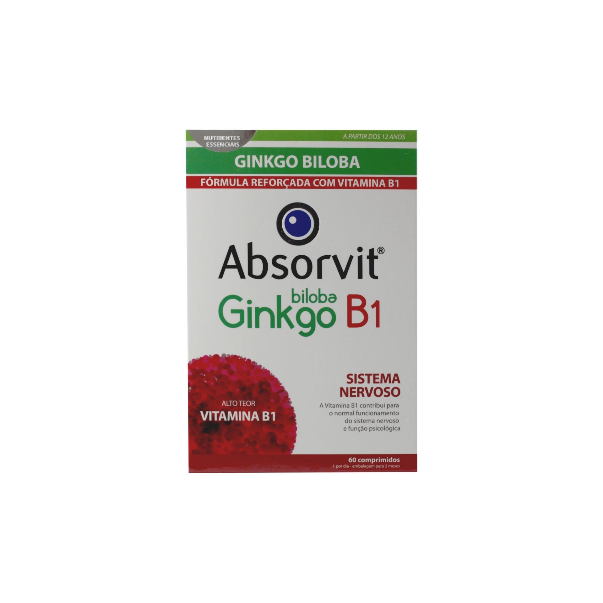 Absorvit Ginkgo + B1 Comprimidos x60