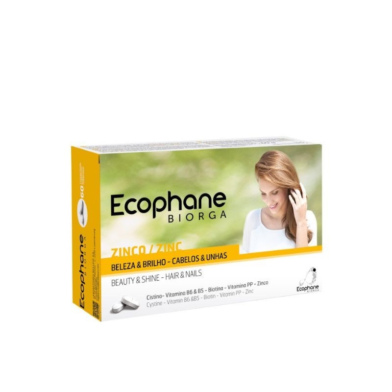Ecophane Fortificante para Cabelos e Unhas 60 Comprimidos