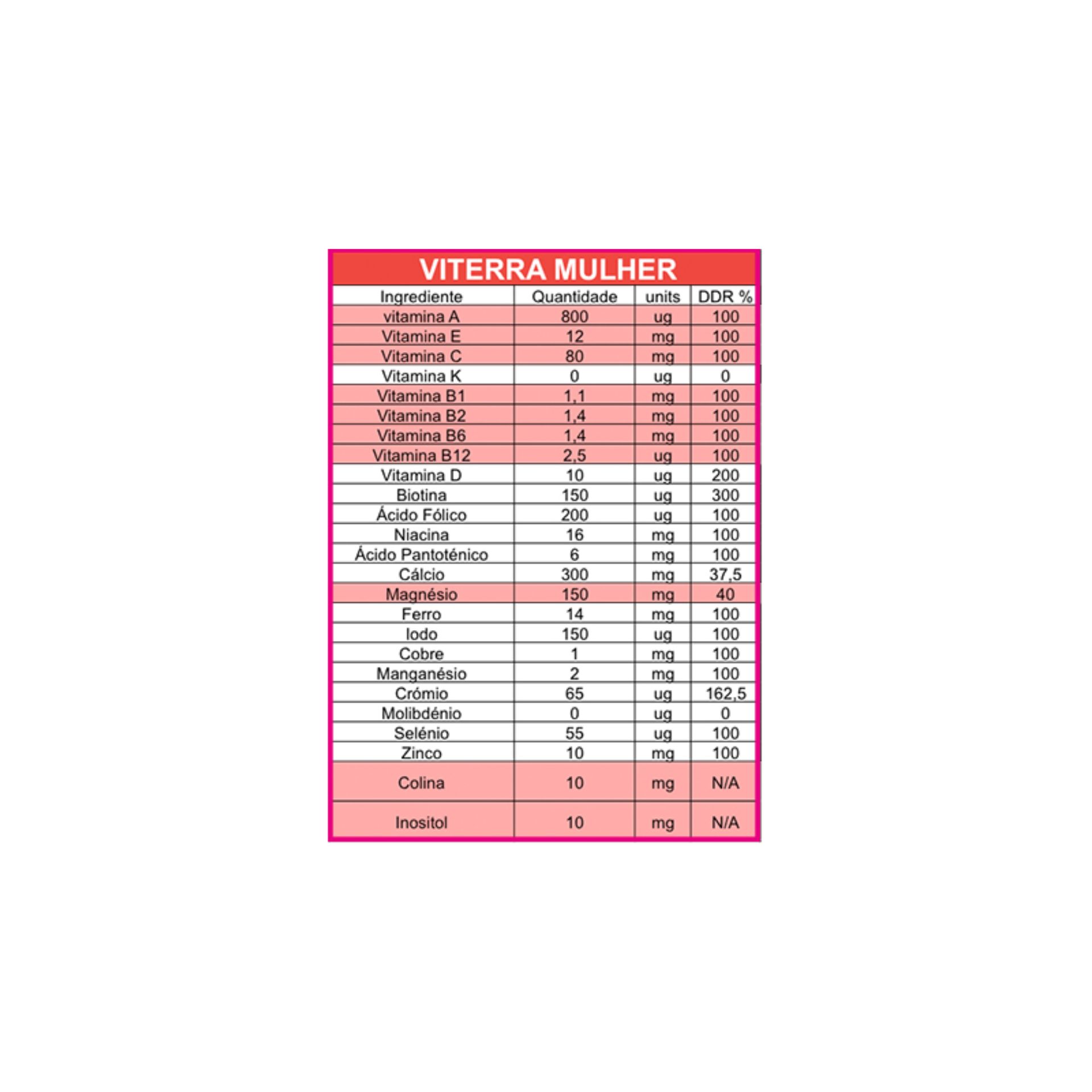 Viterra Mulher Comprimidos 30unid.