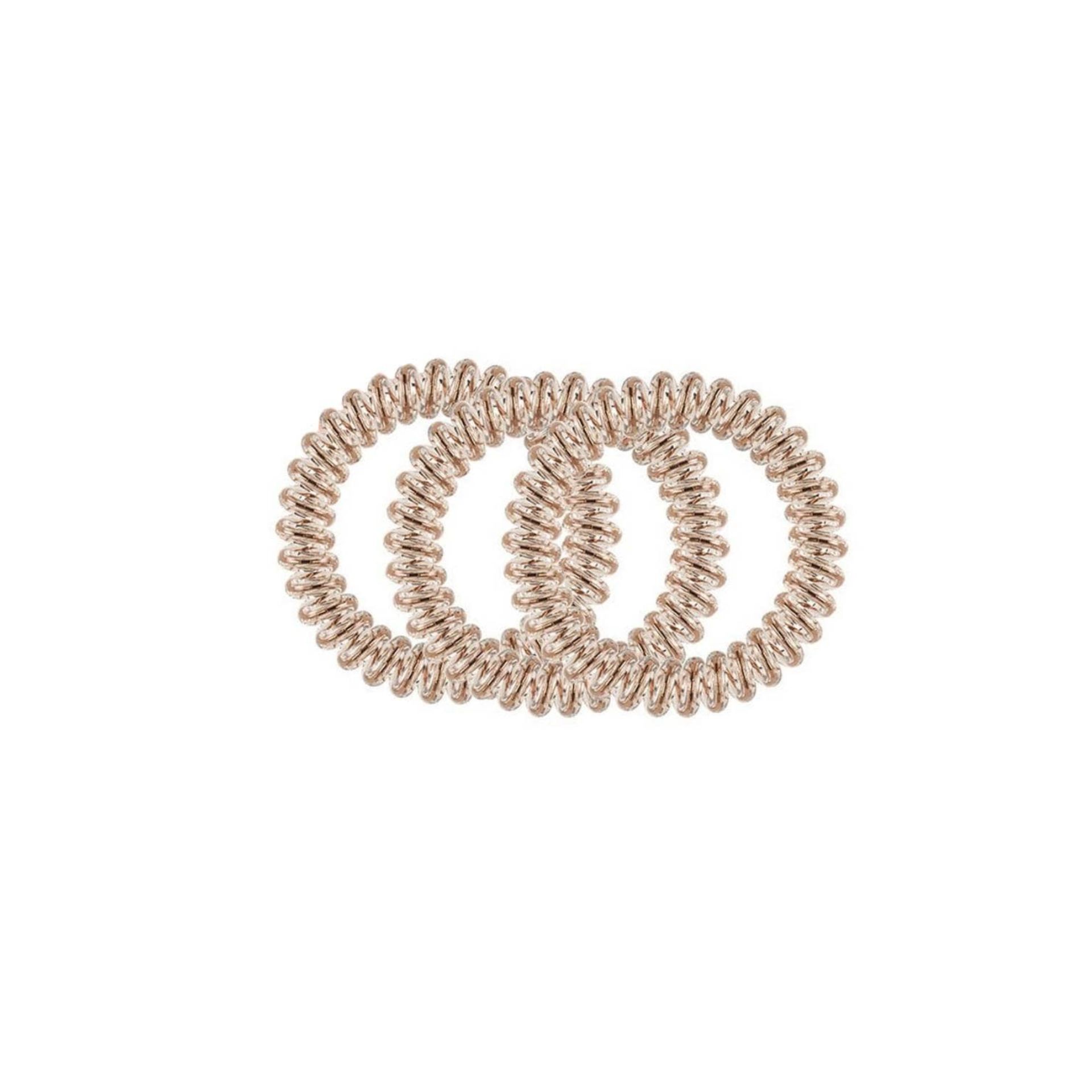 Invisibobble Slim Elástico Of Bronze and Beads 3unid.