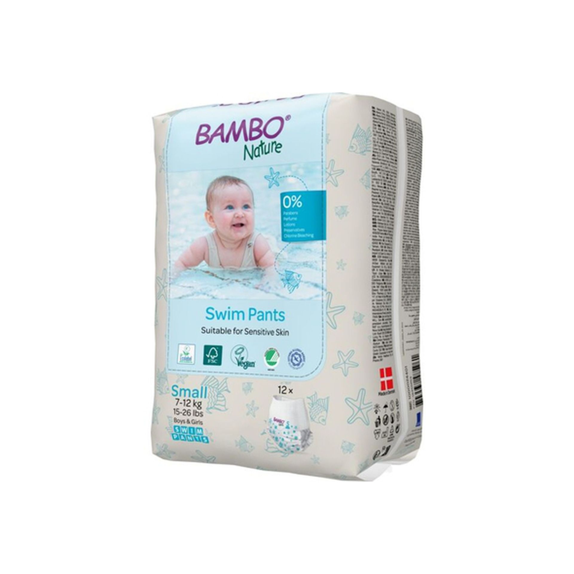 Bambo Nature Swim Pants Sensitive Skin S 7-12 kg
