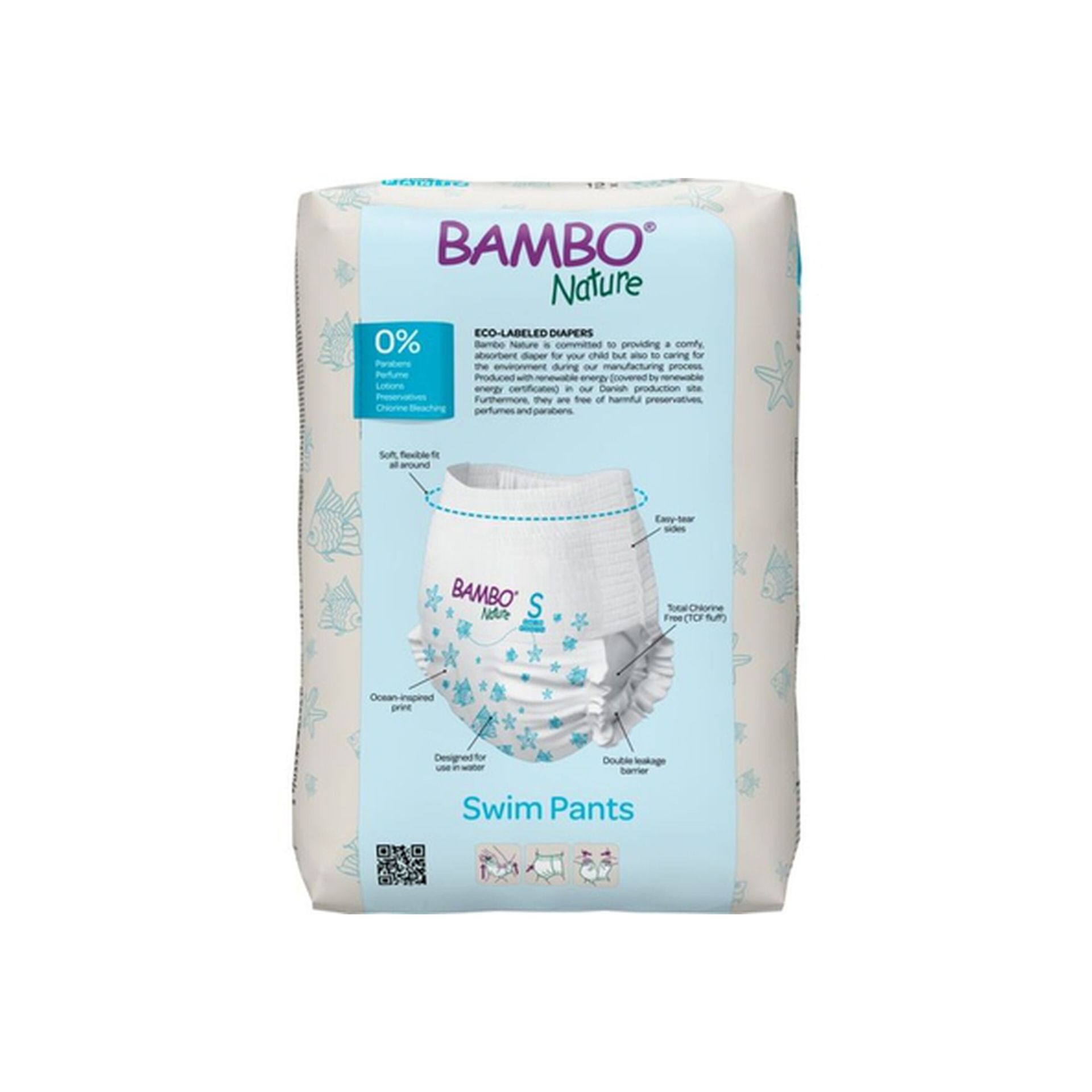 Bambo Nature Swim Pants Sensitive Skin S 7-12 kg