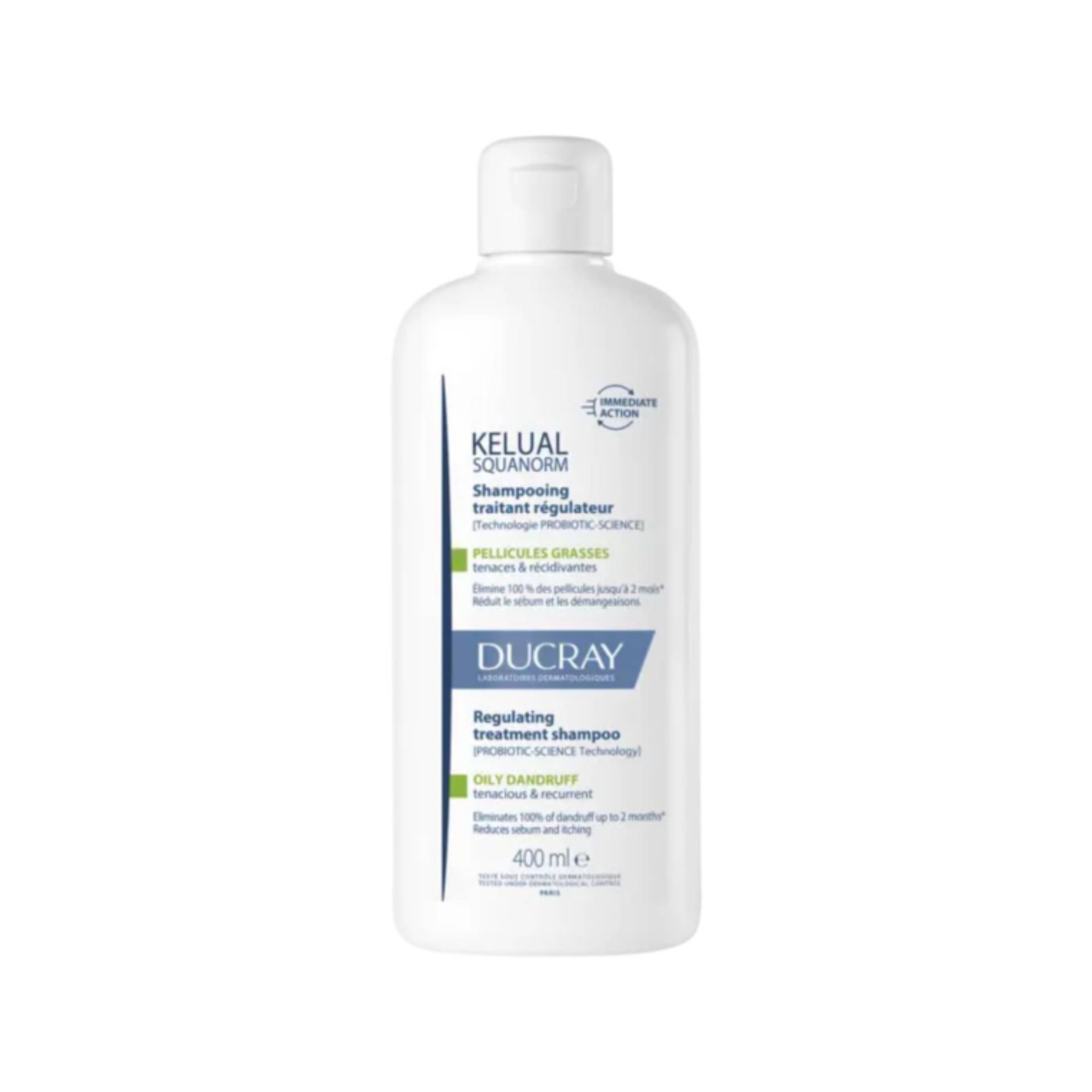 Ducray Kelual-Squanorm Shampoo Caspa Oleosa 400ml