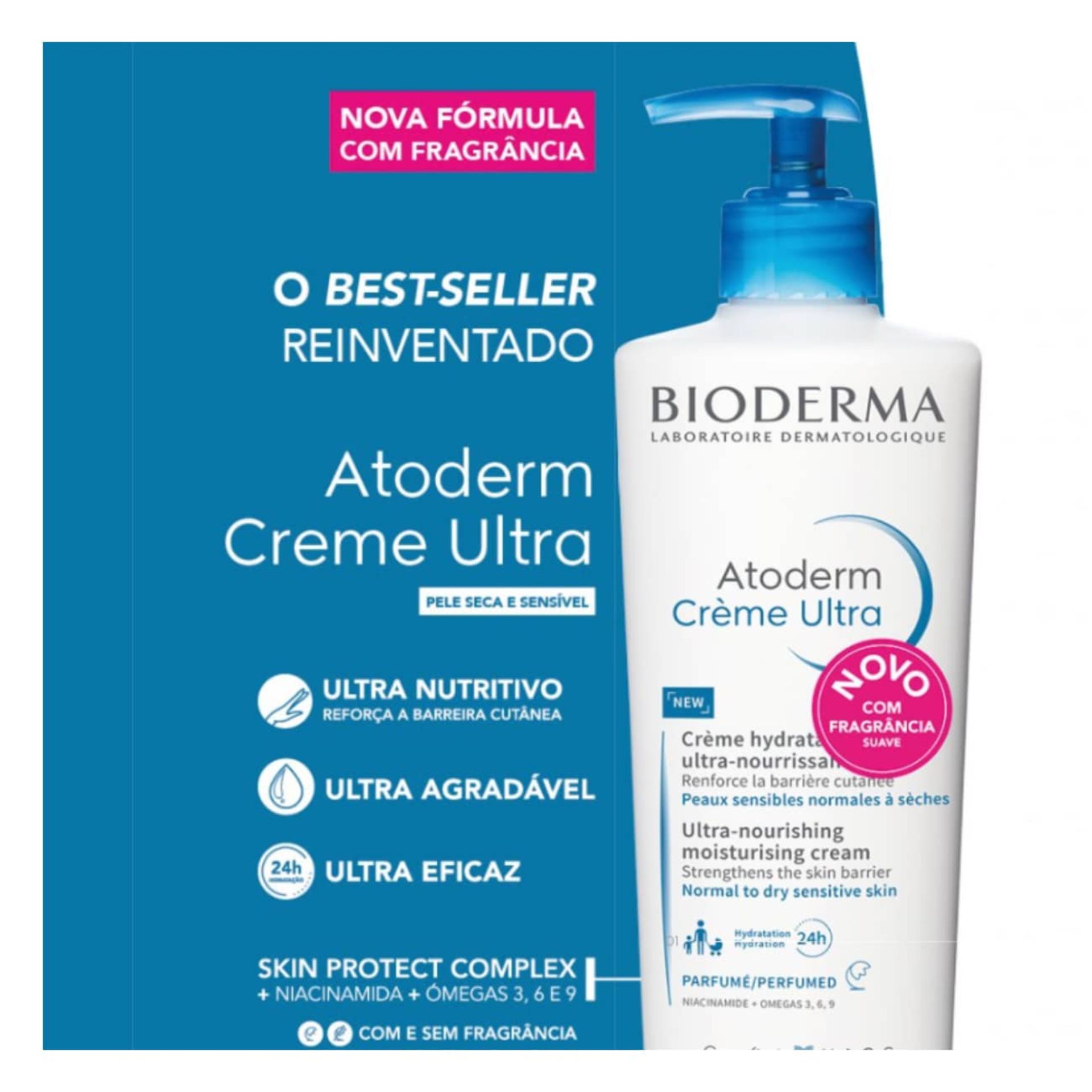Bioderma Atoderm Creme Ultra Com Fragrância 500ml