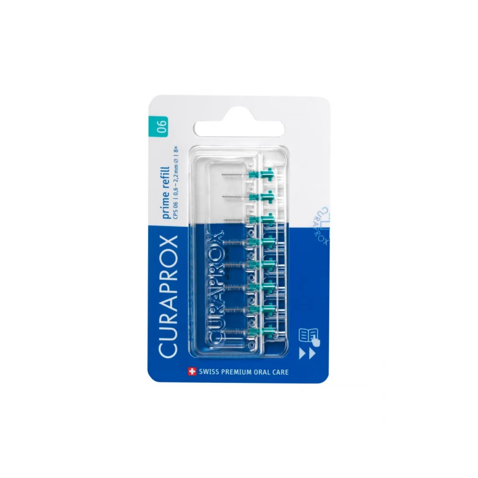 Curaprox CPS Prime 06 Refill Escovilhões Interdentários (Pack x8)