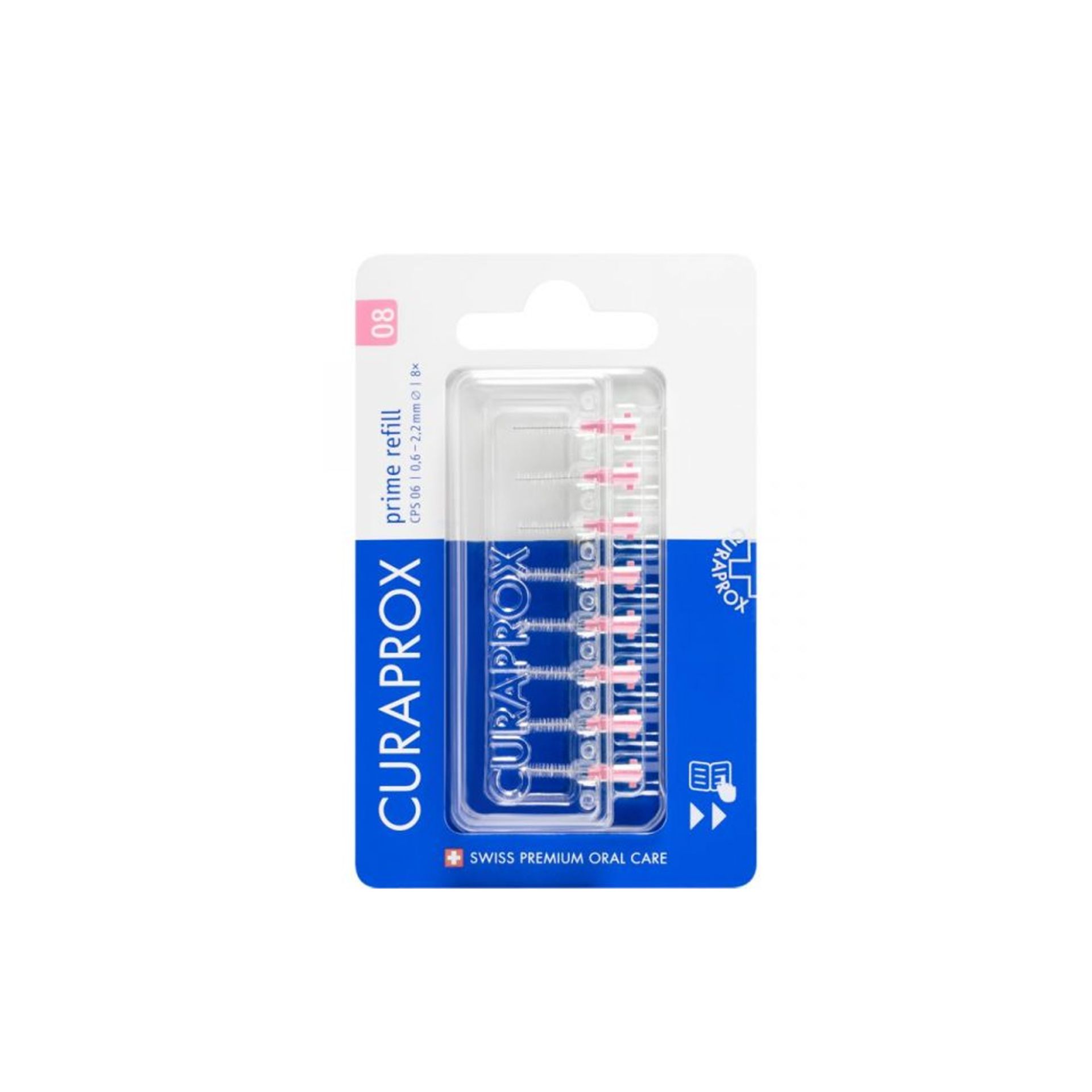 Curaprox Prime Refill CPS 08 5 escovilhões