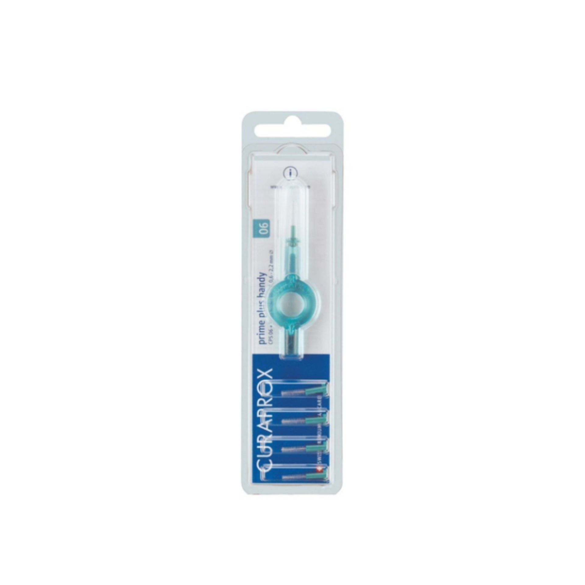 Curaprox Prime Plus Handy Kit Escovilhão Interdental com Cabo CPS 06 5un.