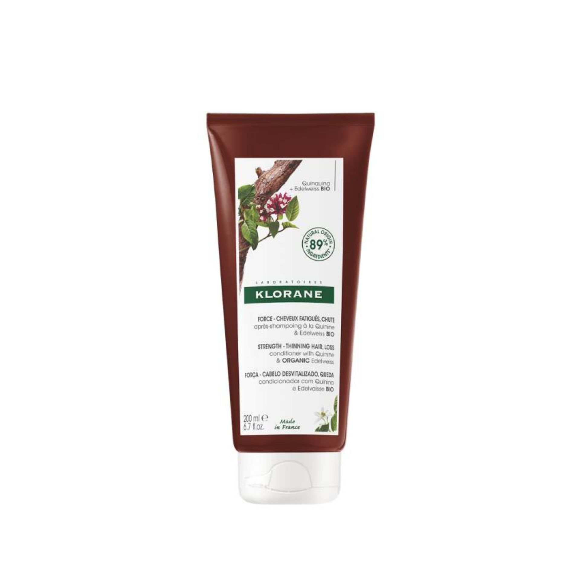 Klorane Condicionador com Quinina e Edelvaisse BIO 200ml