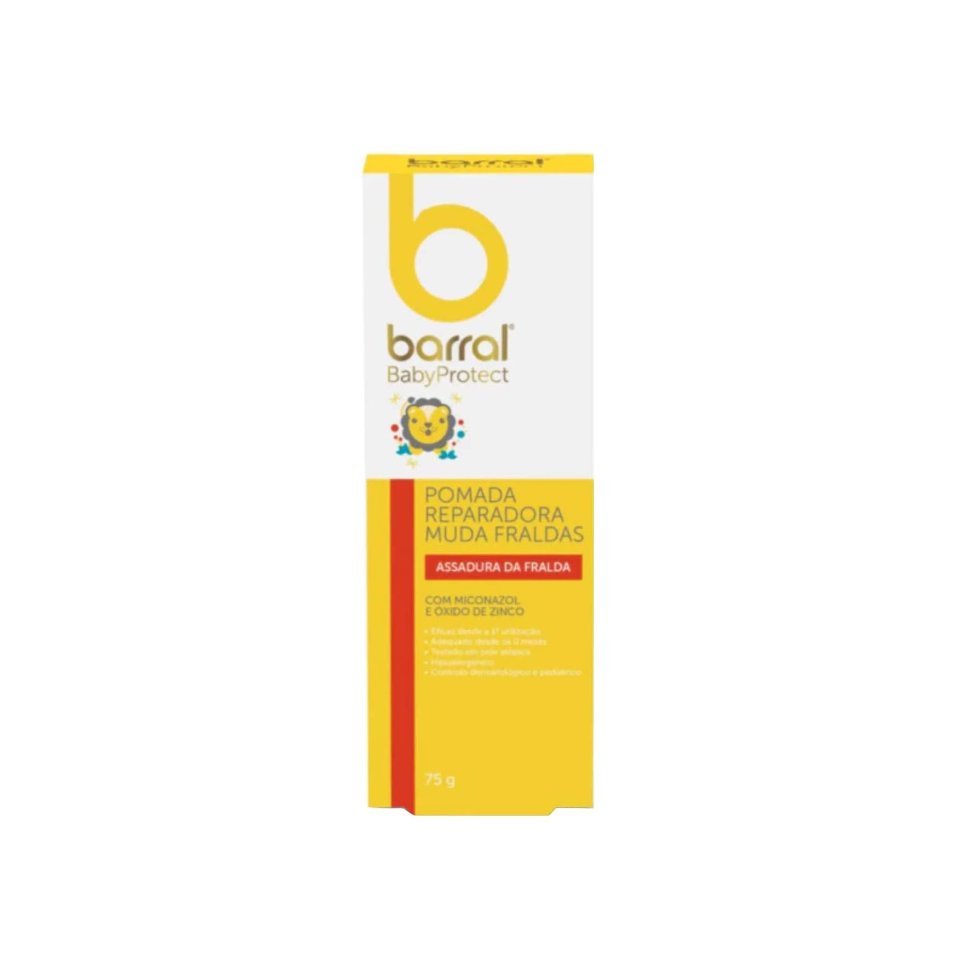 Barral BabyProtect Pomada Reparadora Muda Fraldas 75g