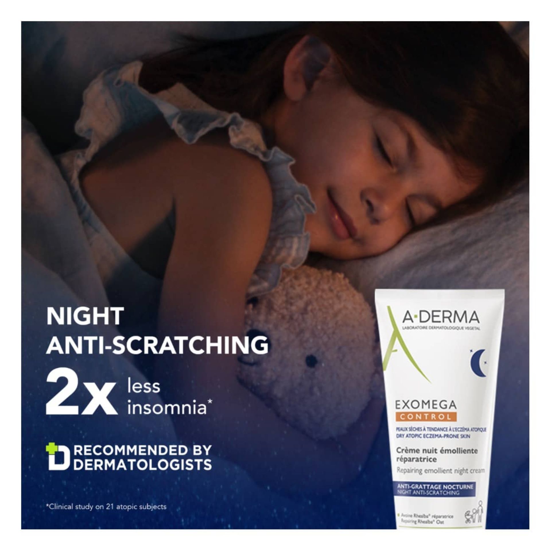 A-Derma Exomega Control Creme de Noite 200ml