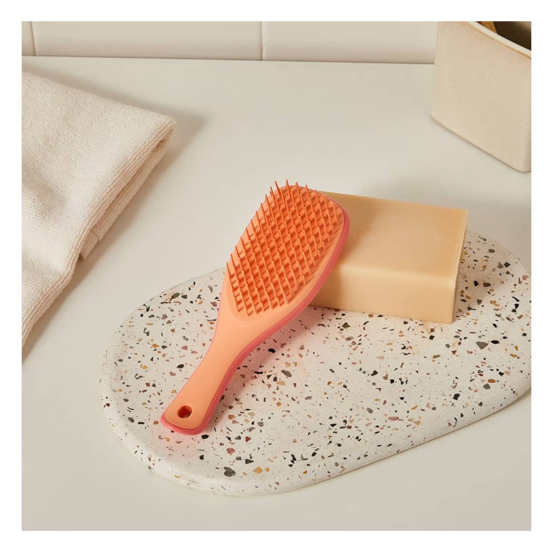 Tangle Teezer Wet Detangler Mini Pink Orange