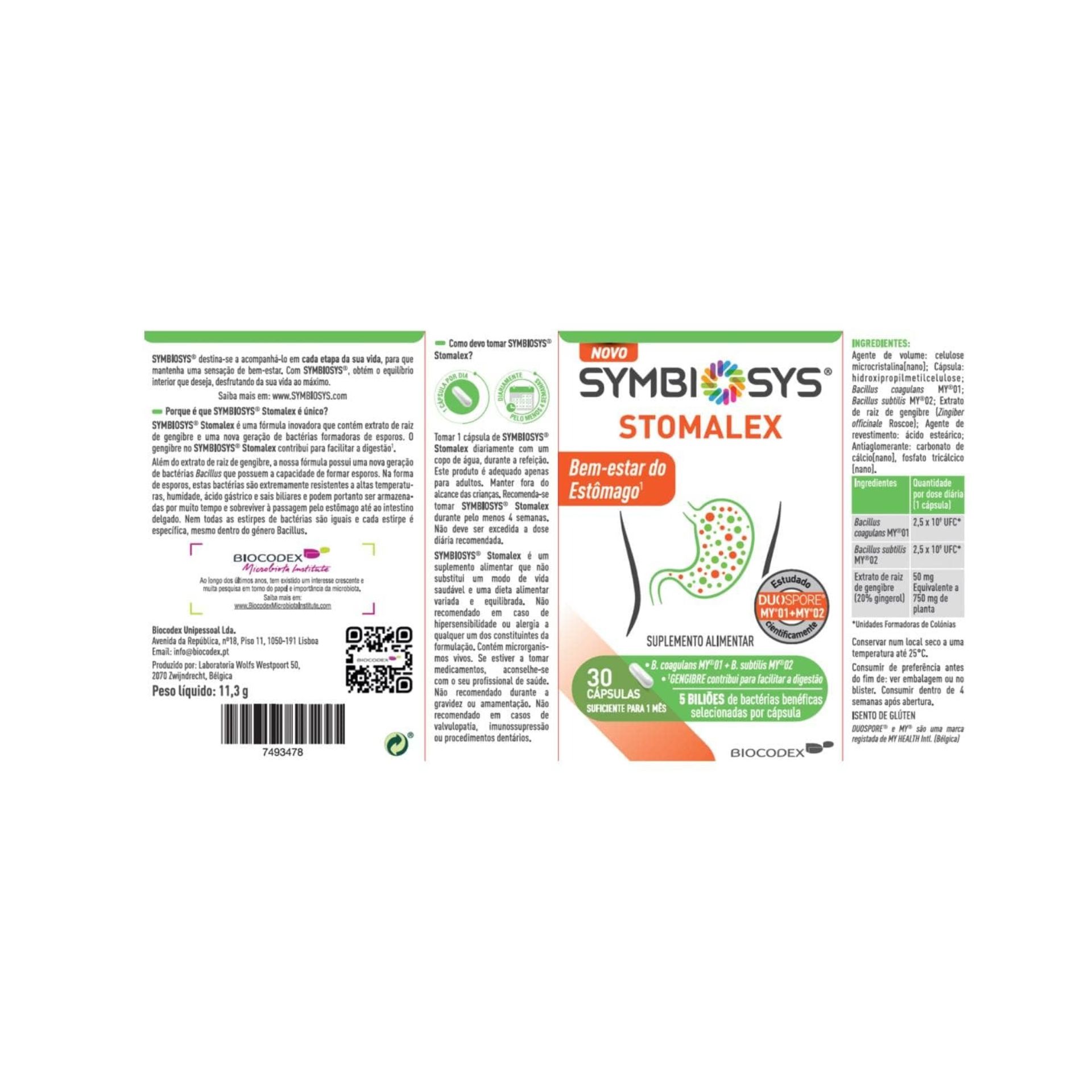 Symbiosys Stomalex Cápsulas 30un.