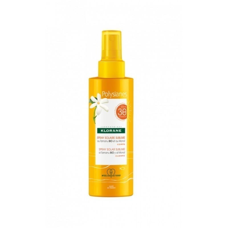 Klorane Polysianes Spray Corpo SPF30 200ml