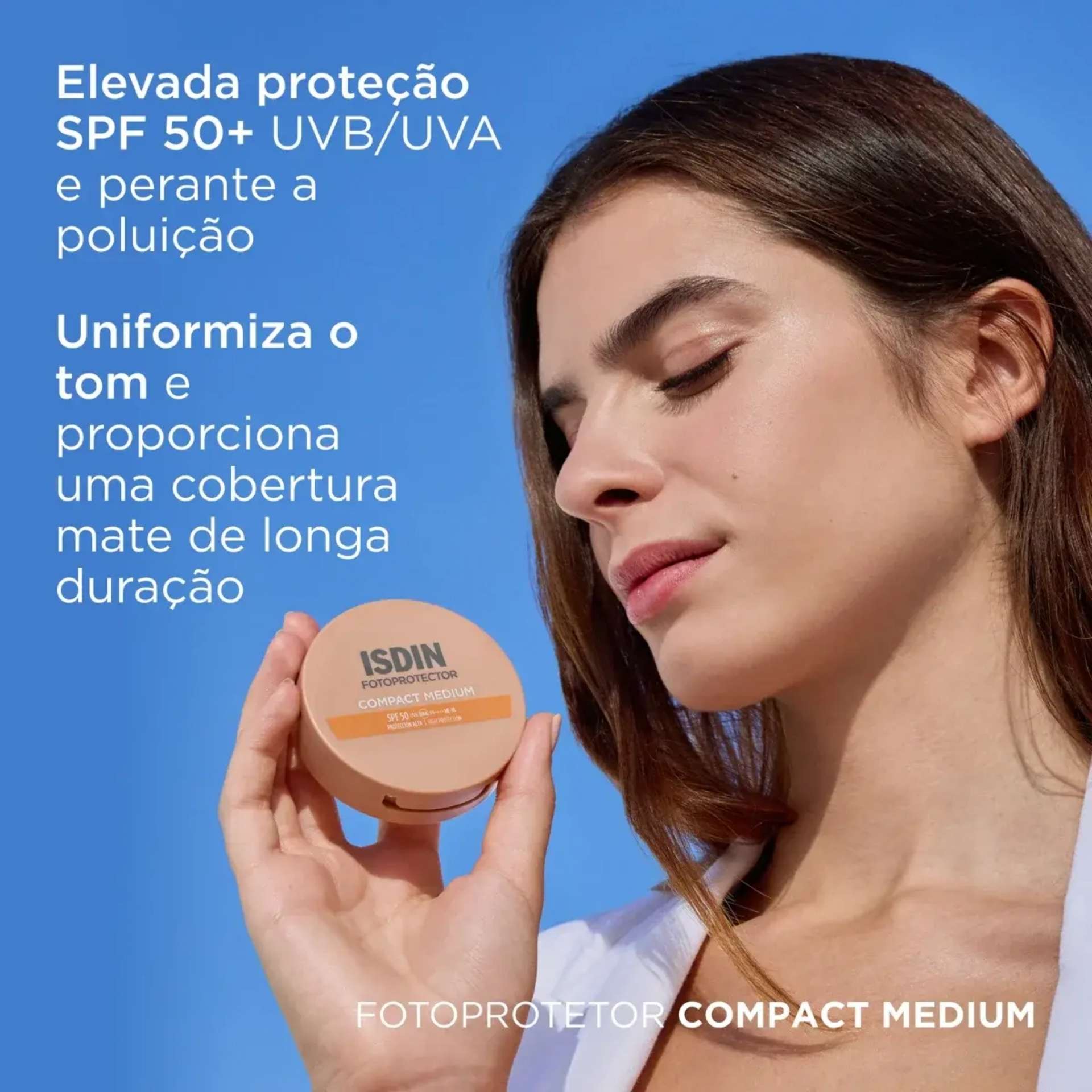 ISDIN Fotoprotector Compacto Medium SPF 50 — 10 g