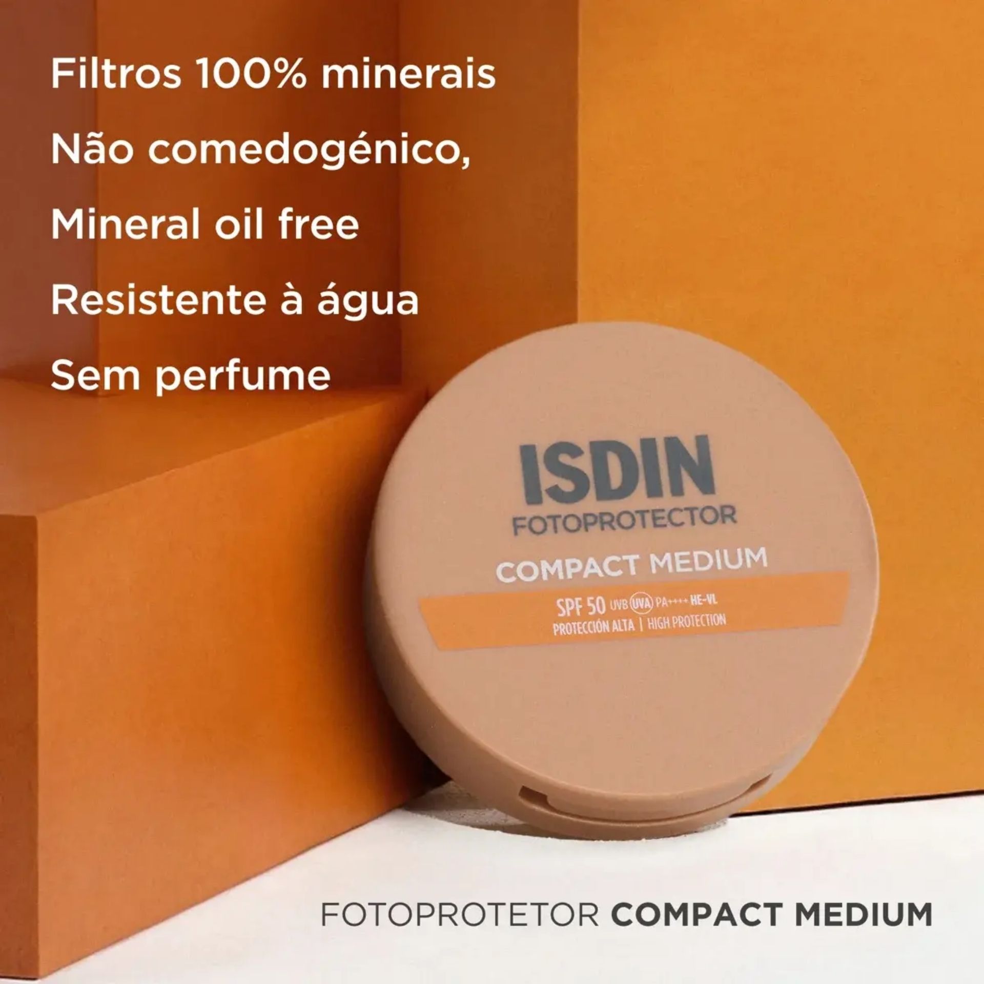ISDIN Fotoprotector Compacto Medium SPF 50 — 10 g