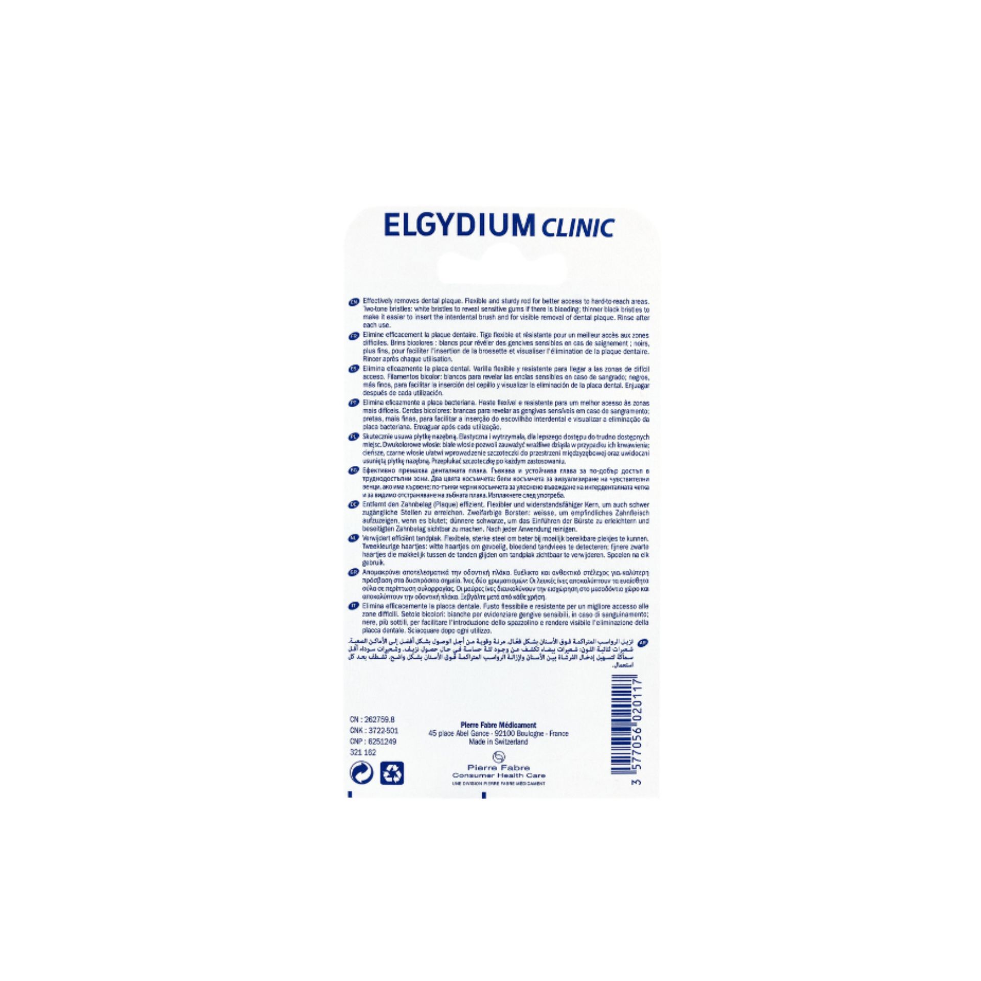 Elgydium Clinic Trio Compact Escovilhão Interdental ISO 1/4/5