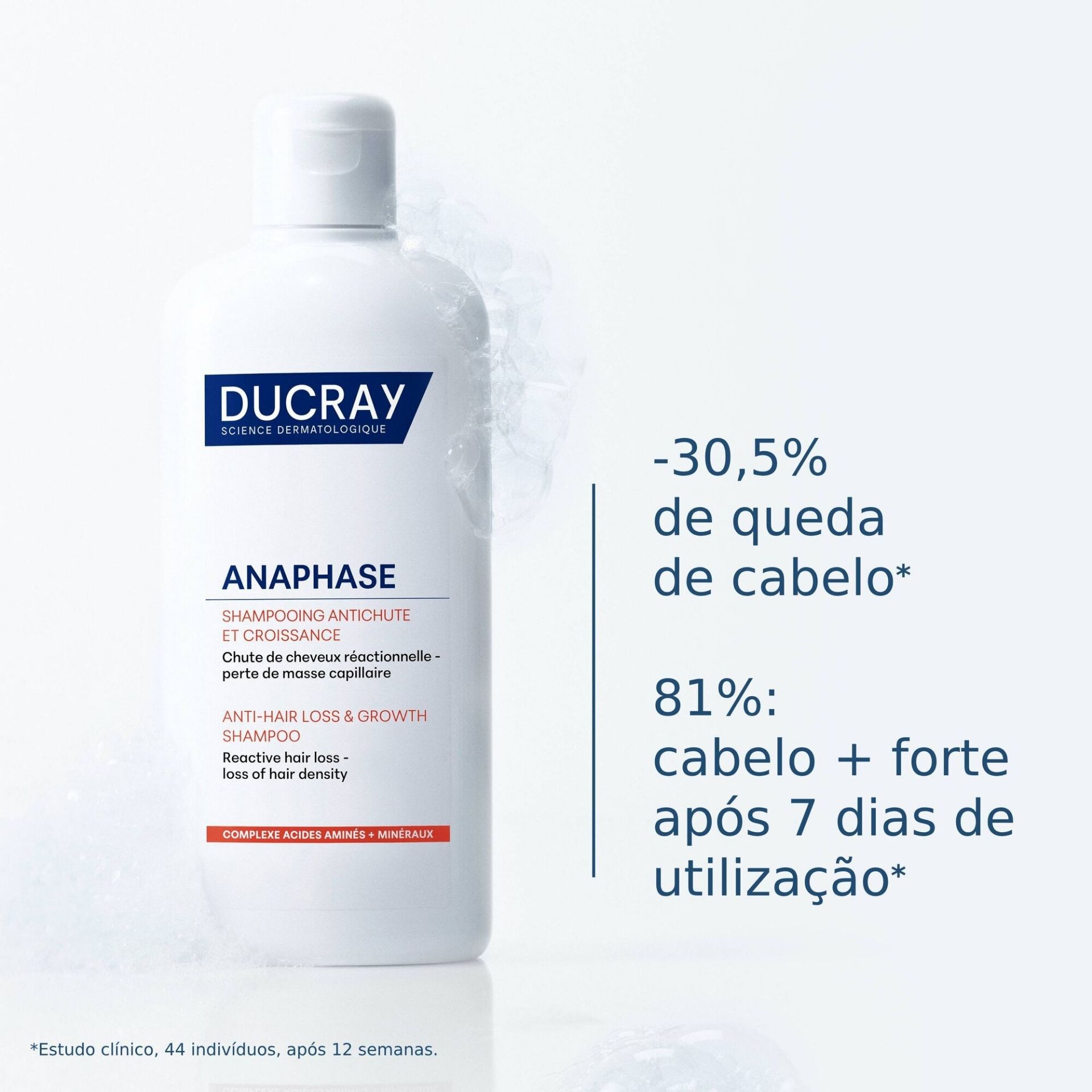 Ducray Anaphase Shampoo Antiqueda e Crescimento 400 ml