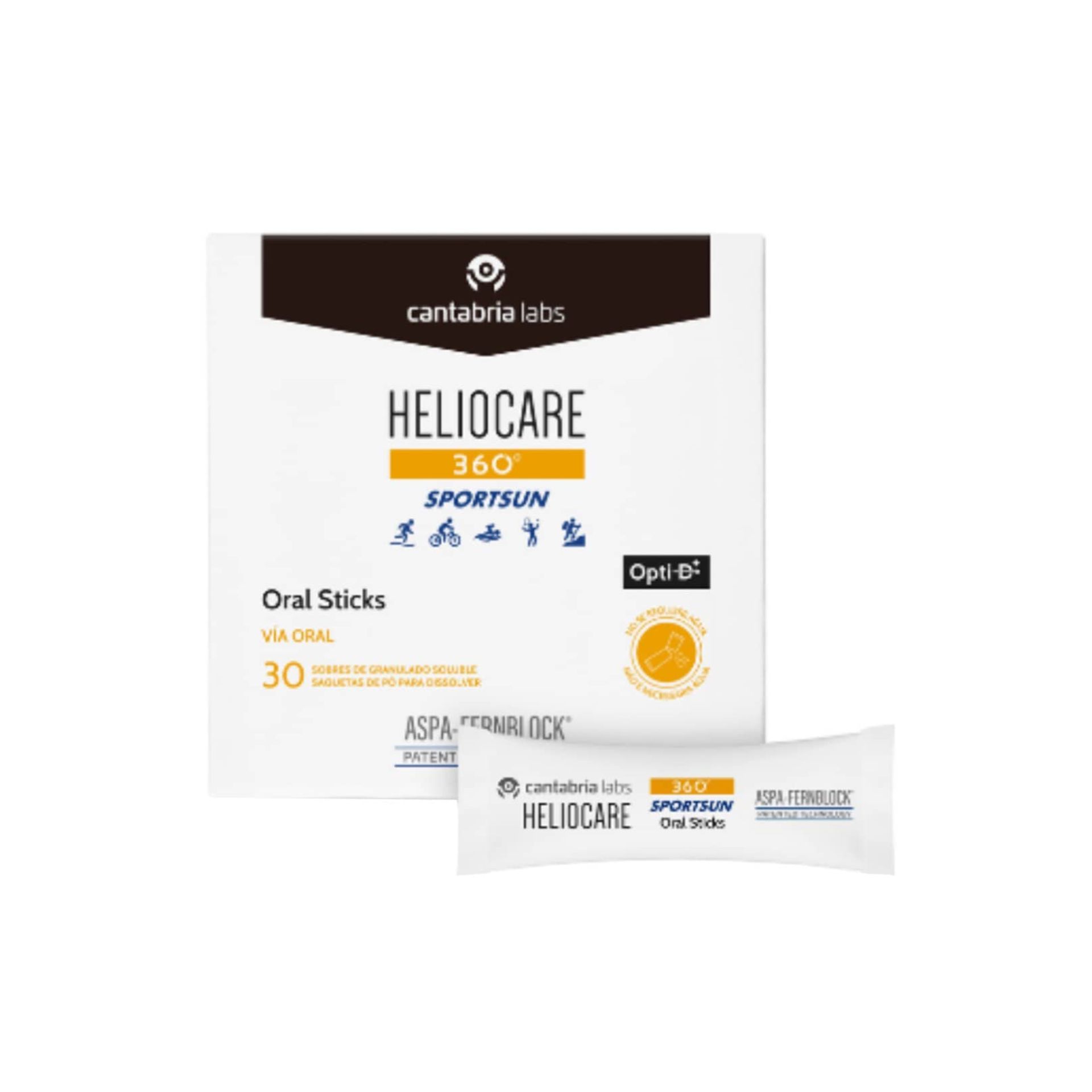 Heliocare 360º Sport Sun Oral Sticks 30unid.
