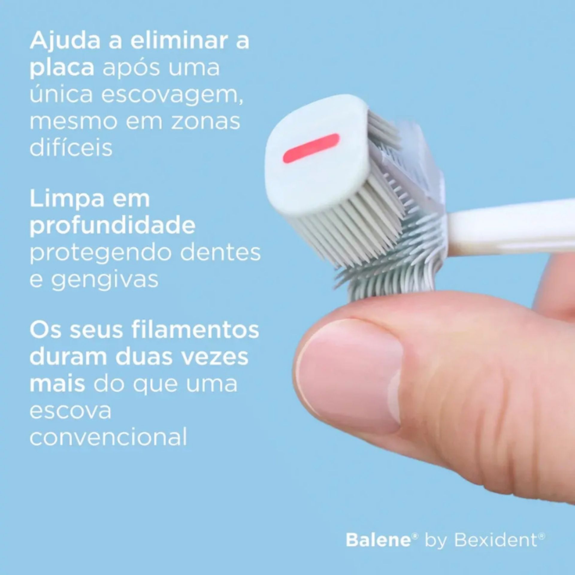 Balene by Bexident Duotech Sonic Escova de Dentes Elétrica — Azul