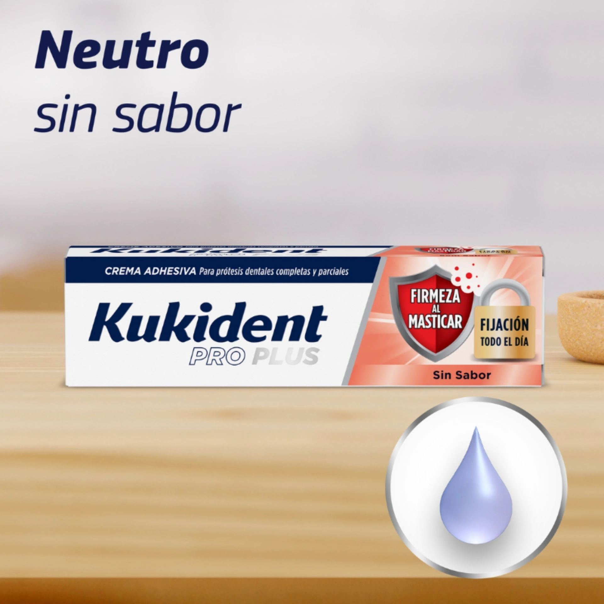 Kukident ProPl Firm Mast Cr Ad S/Sabor 40 g × 2 (Pack)