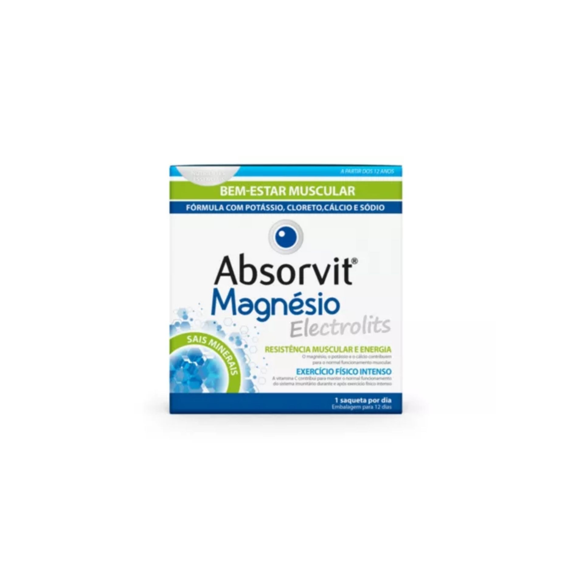 Absorvit Magnésio Electrolits Saquetas 12x4g