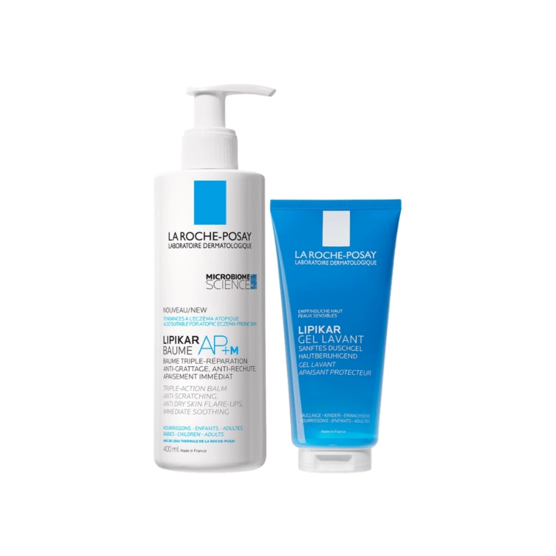 La Roche-Posay Lipikar Baume AP+M 400 ml + Gel 100 ml
