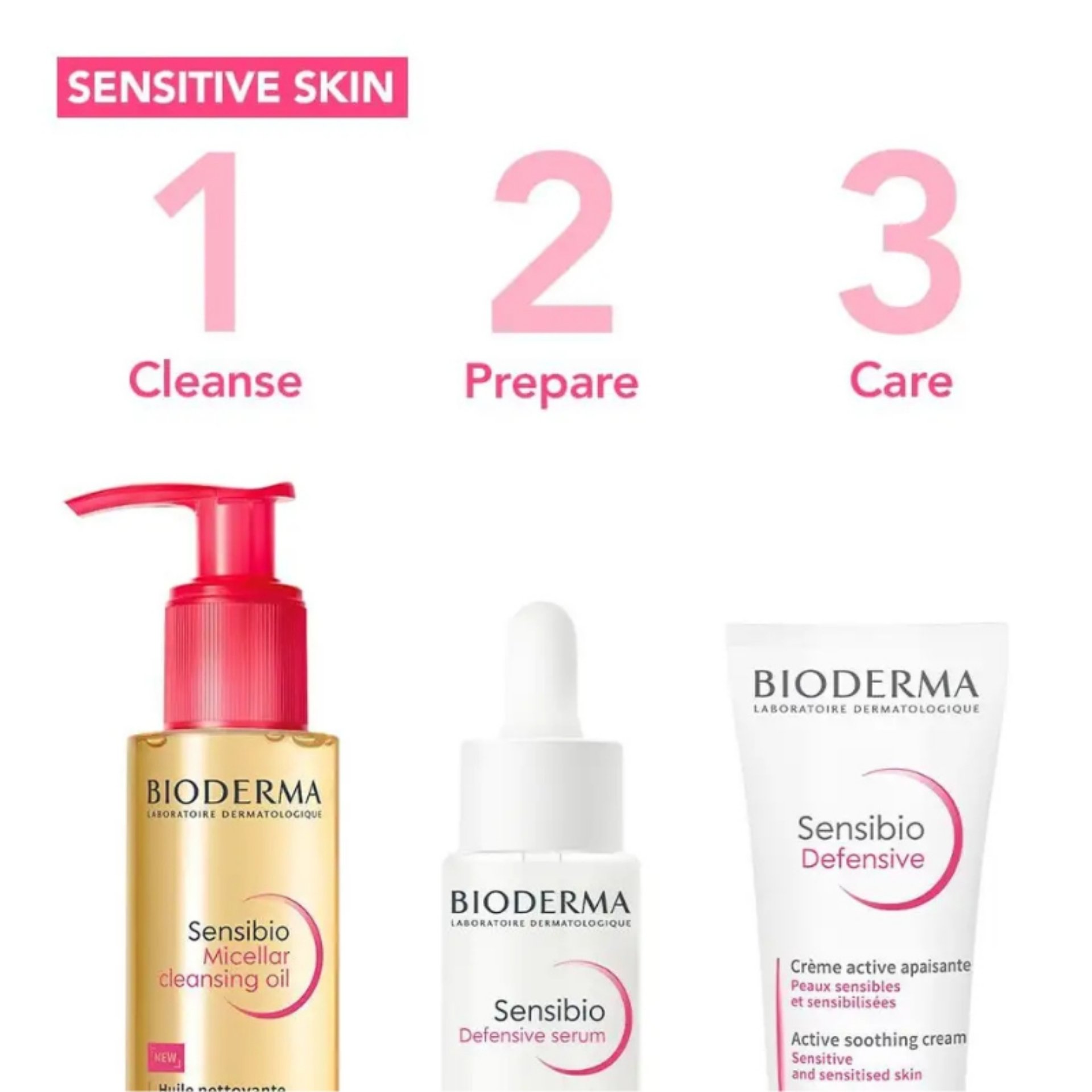 Sensibio Bioderma Óleo de Limpeza Micelar 300 ml