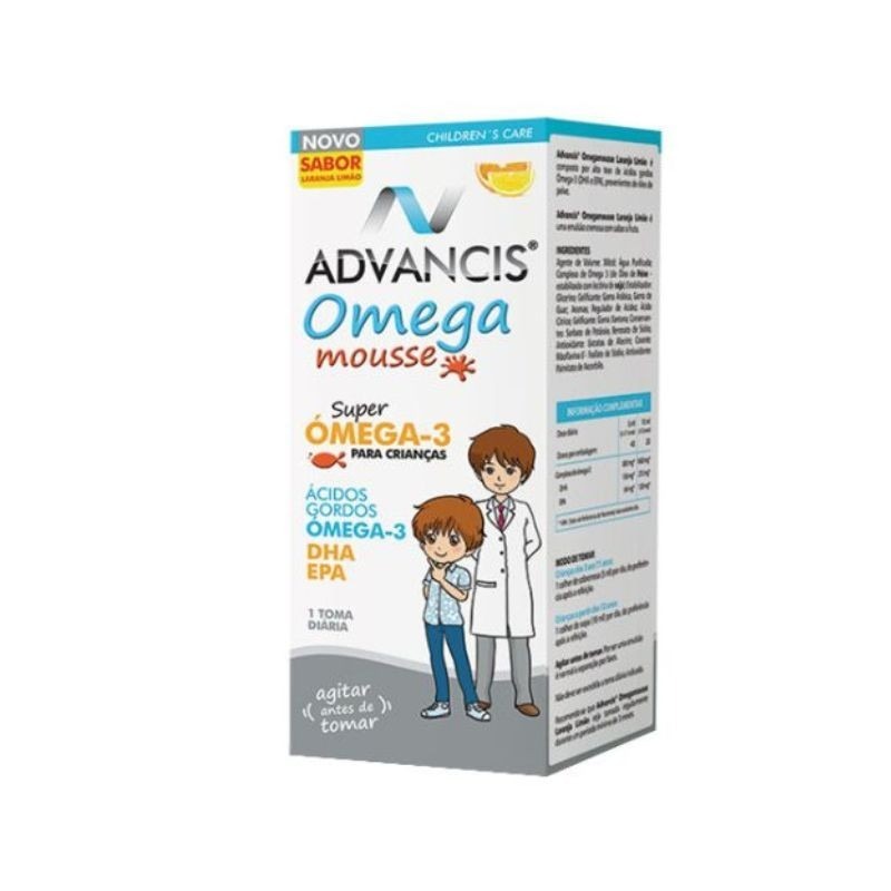 Advancis Omega Mousse Super Ómega-3 Laranja-Lima 100ml