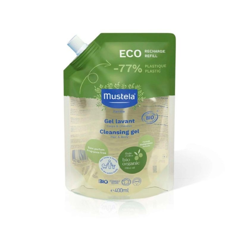 Mustela Bio Gel Banho Eco Refill 400Ml