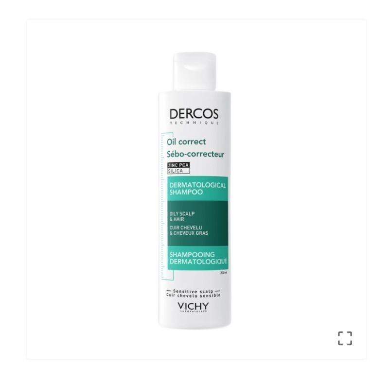 Vichy Dercos Shampoo Tratamento Sebo Corretor 200ml