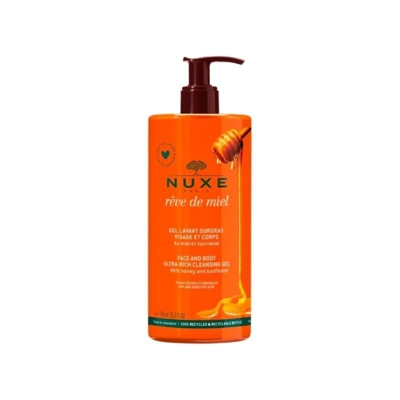 Nuxe Reve De Miel Gel Lav Surgras 750Ml