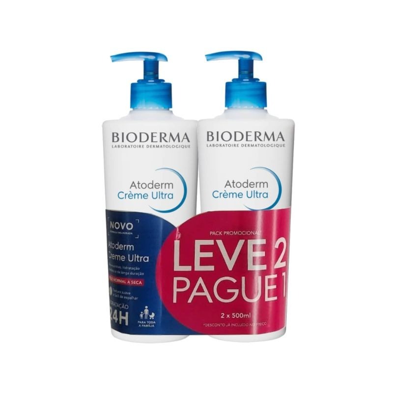 Bioderma Atoderm Creme Hidratante 2x500ml