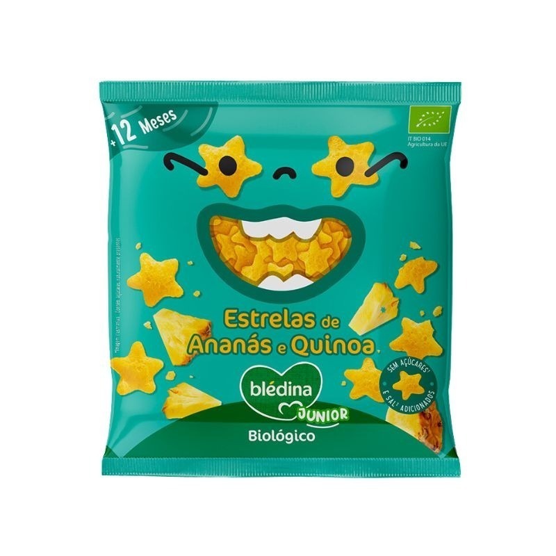 Blédina Snack Biológico Estrelas Ananás e Quinoa 20g Blédina Snack Biológico Estrelas Ananás e Quinoa 20g