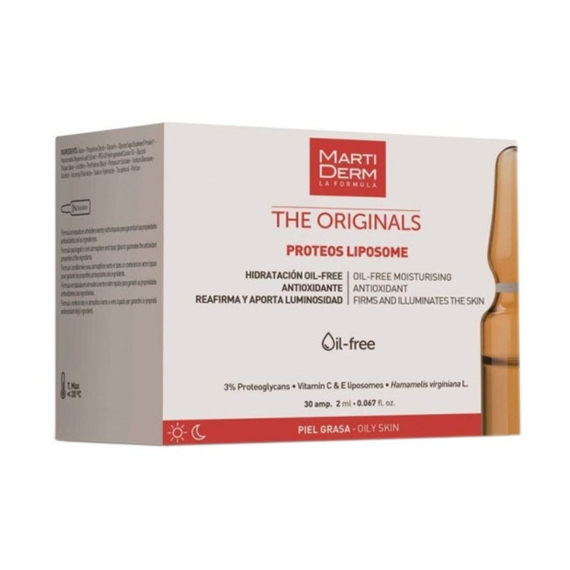 Martiderm The Originals Proteos Liposomas Oil Free 30 ampolas