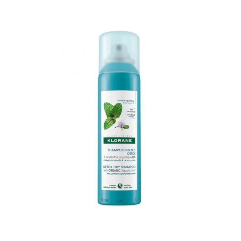 Klorane Shampoo Seco Detox com Menta Aquática BIO 150ml