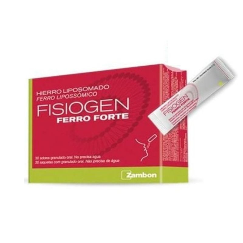 Fisiogen Ferro Forte Granulado 30 Saquetas Fisiogen Ferro Forte Granulado 30 Saquetas