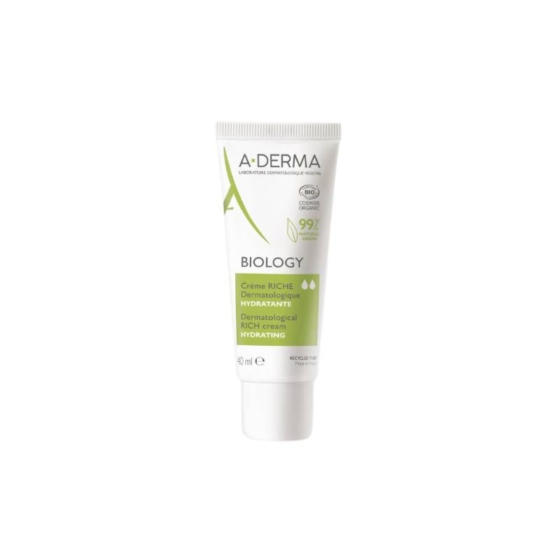 A-derma Biology Creme Rico Hidratante Dermatológico 40ml