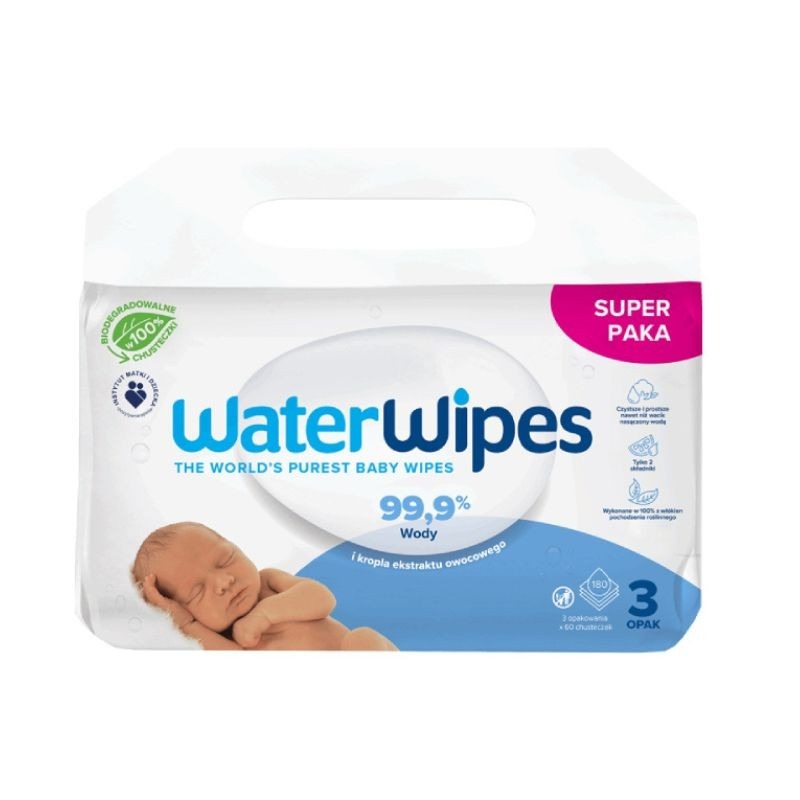 Waterwipes Toalhit Biodeg Bebe 60X3