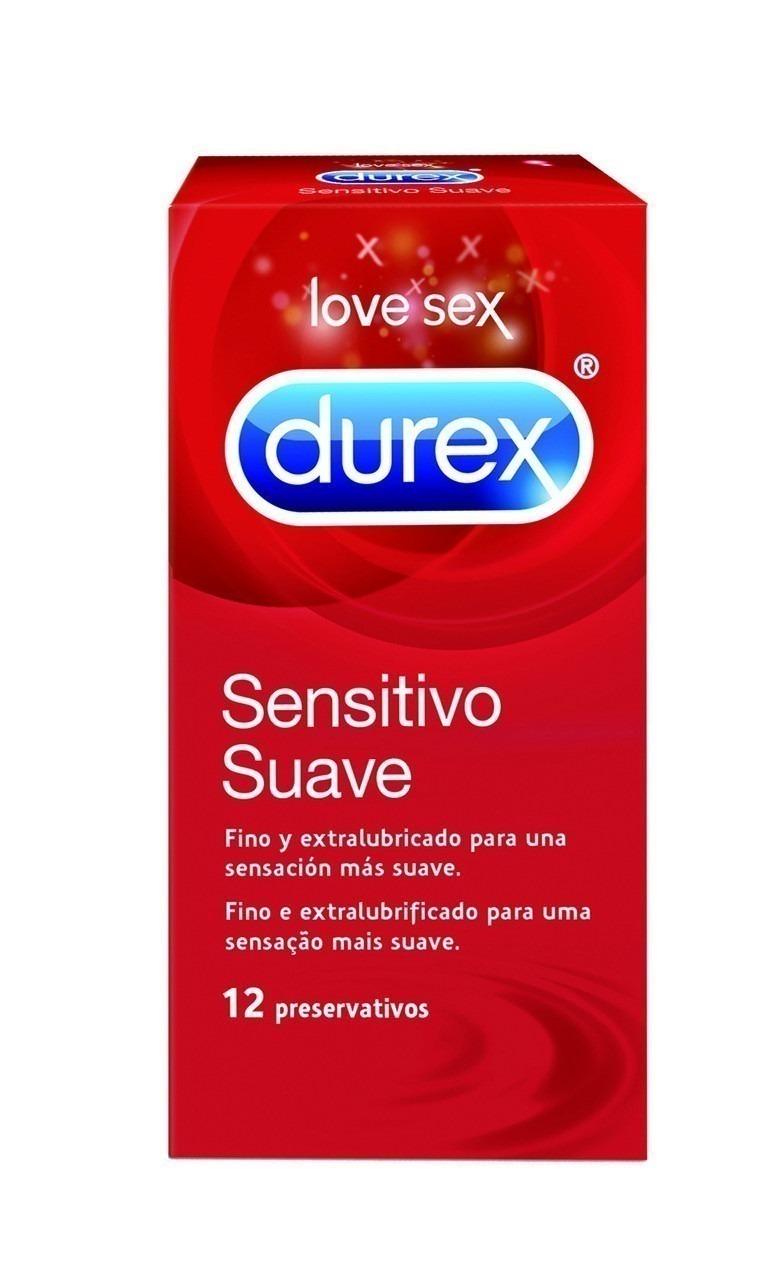 Durex Sensitivo Suave 12 Preservativos