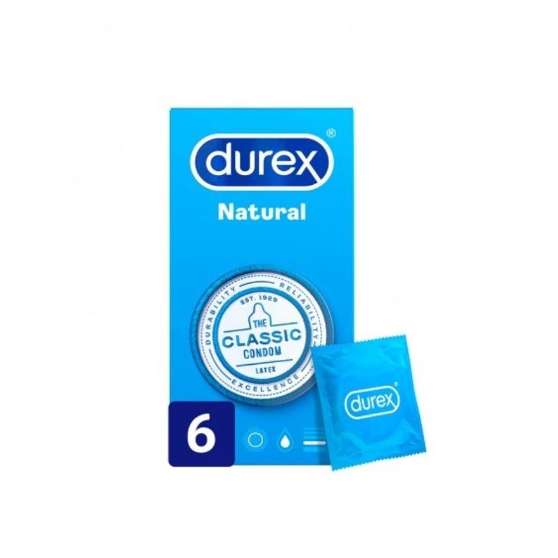 Durex Natural Plus 6 Preservativos