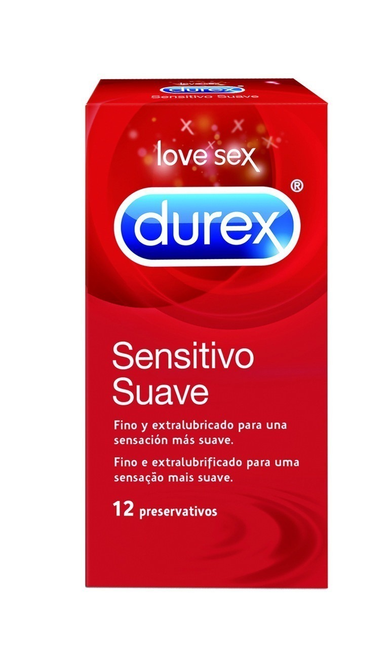 Durex Sensitivo Suave 12 Preservativos