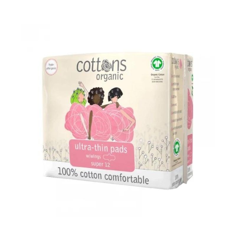 Cottons Pensos Ultra Finos Super 12 unidades